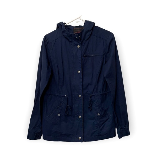 Yoki Cotton Utility Hoodie Jacket | Blue | Size S - Picture 1 of 7